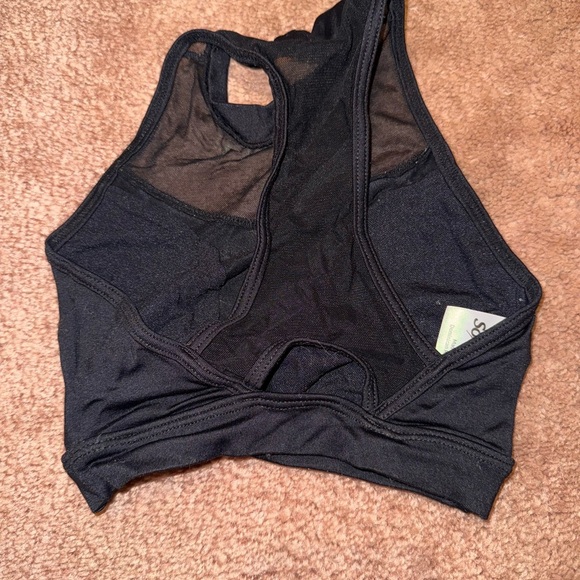 So Danca Kids Black Dance Crop Top - Picture 3 of 3
